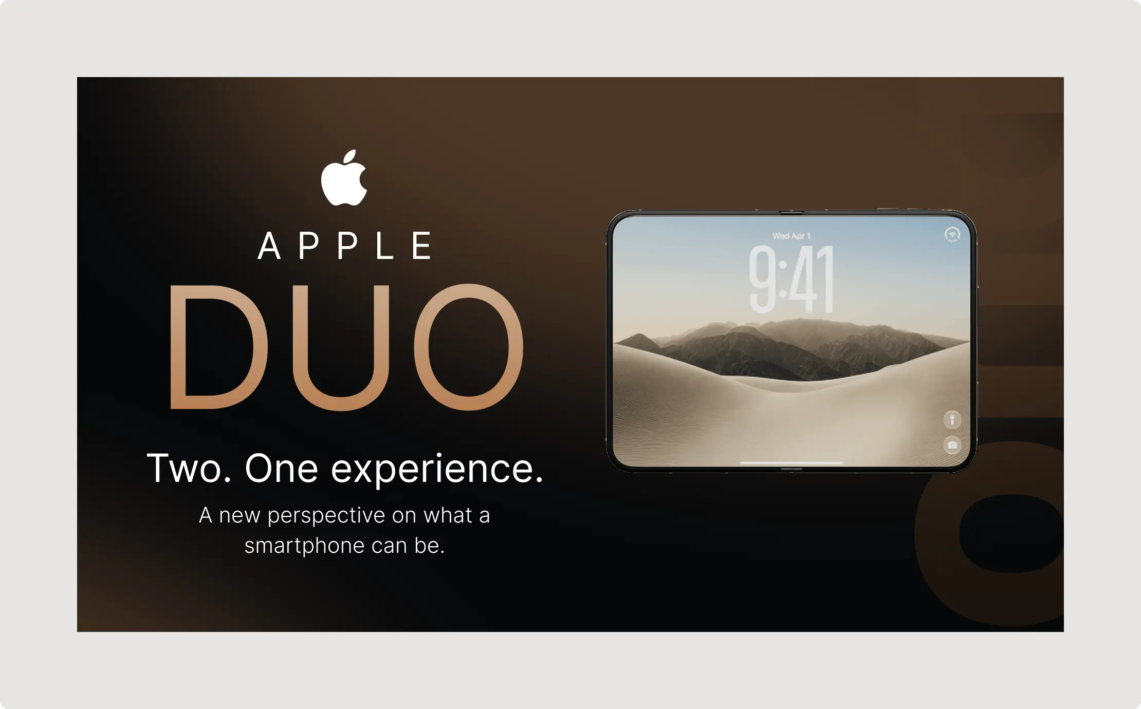 Smartphone Product Presentation UI featuring a premium dark presentation slide with smartphone mockup and large editorial typography